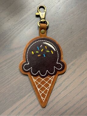 Portland Leather Goods ice cream bag charm